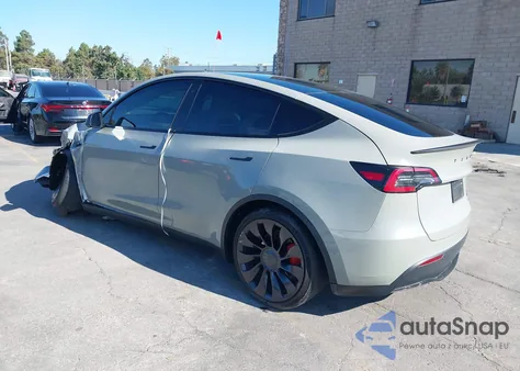 2022 Tesla Model Y Performance Dual Motor All-Wheel Drive from USA, damaged, VIN 7SAYGDEF3NF405560